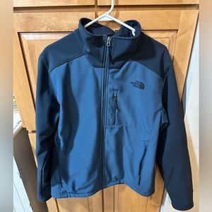 Men’s large blue North Face fleece lined zip up
